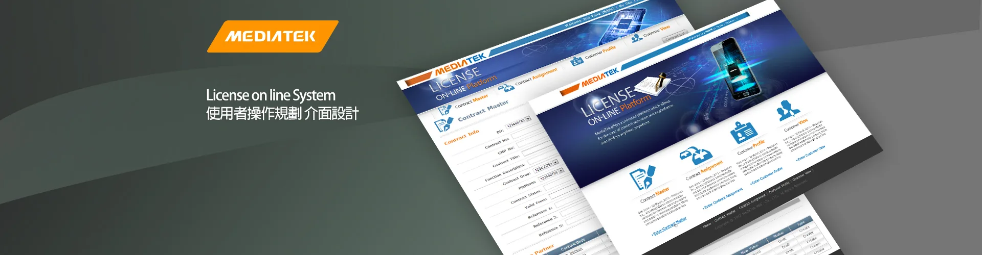 License On Line 專利與授權管理系統